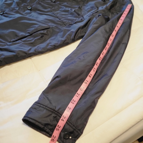 Kenneth Cole N.Y. men's black button down light wind breaker jacket size Large - Picture 7 of 16